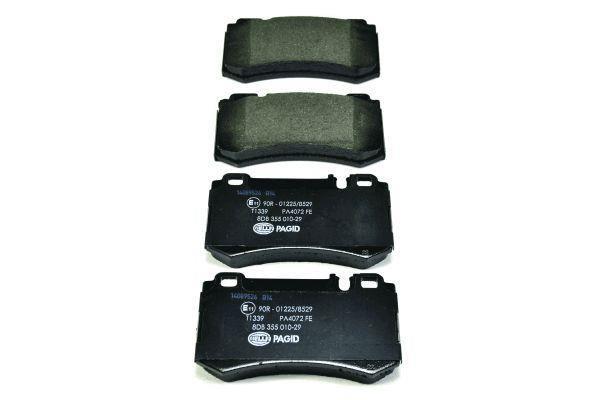 Jeu de 4 plaquettes de frein HELLA PAGID 8DB 355 010-291