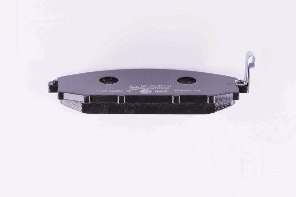 Jeu de 4 plaquettes de frein HELLA PAGID 8DB 355 010-511