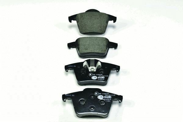 Jeu de 4 plaquettes de freinHELLA PAGID 8DB 355 010-801