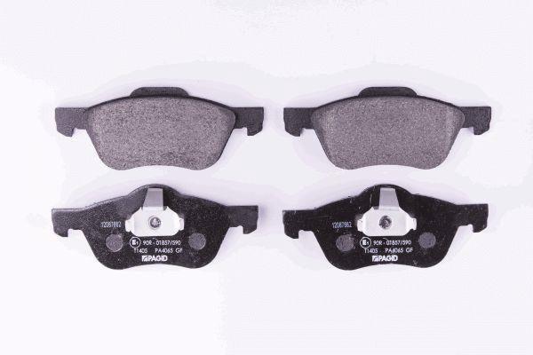 Jeu de 4 plaquettes de frein HELLA PAGID 8DB 355 010-911