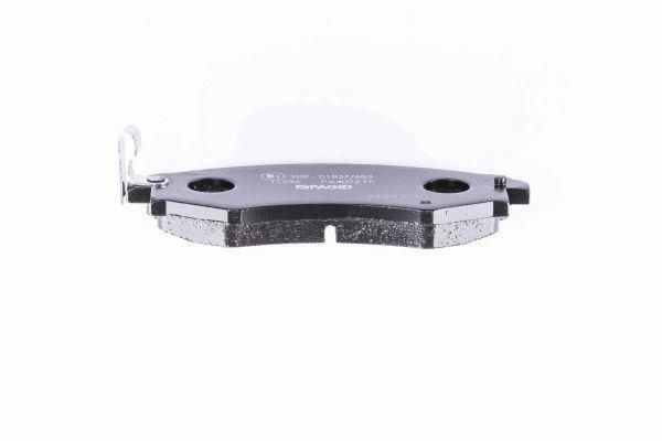 Jeu de 4 plaquettes de frein HELLA PAGID 8DB 355 012-161