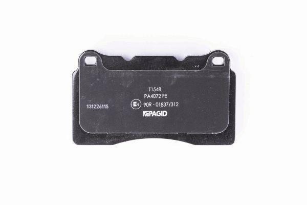 Jeu de 4 plaquettes de frein HELLA PAGID 8DB 355 012-291