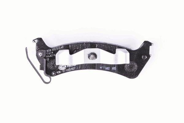 Jeu de 4 plaquettes de frein HELLA PAGID 8DB 355 012-491