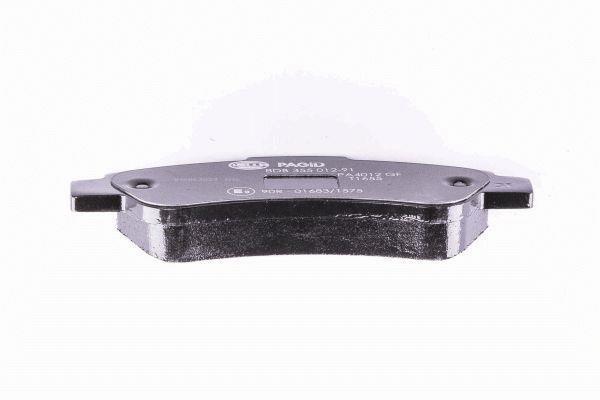 Jeu de 4 plaquettes de frein HELLA PAGID 8DB 355 012-911