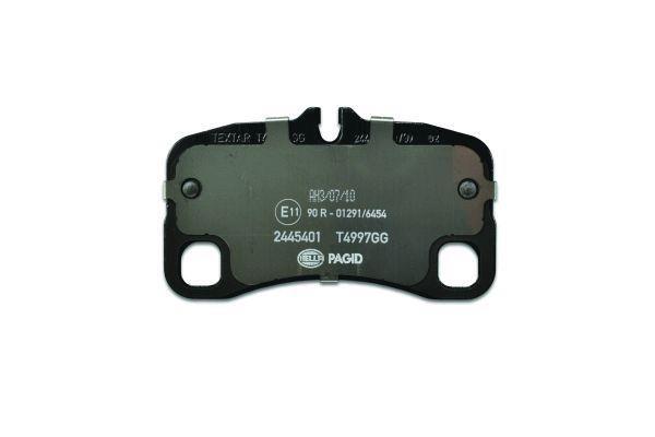 Jeu de 4 plaquettes de frein HELLA PAGID 8DB 355 013-791