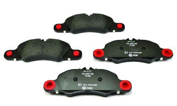 Jeu de 4 plaquettes de frein HELLA PAGID 8DB 355 013-801