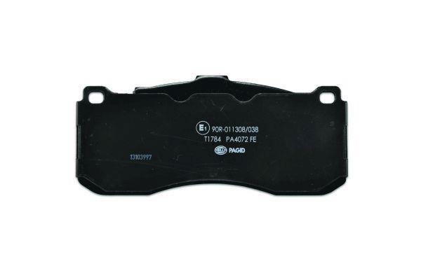 Jeu de 4 plaquettes de frein HELLA PAGID 8DB 355 014-041