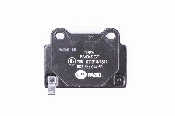 Jeu de 4 plaquettes de frein HELLA PAGID 8DB 355 014-701