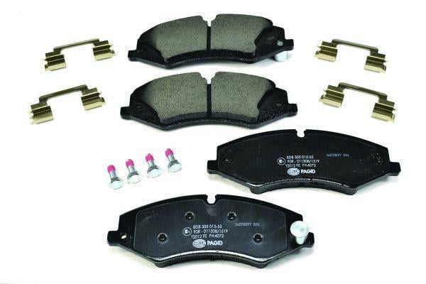 HELLA 8DZ 355 203-551 Kit De Accesorios, Pastillas De Frenos