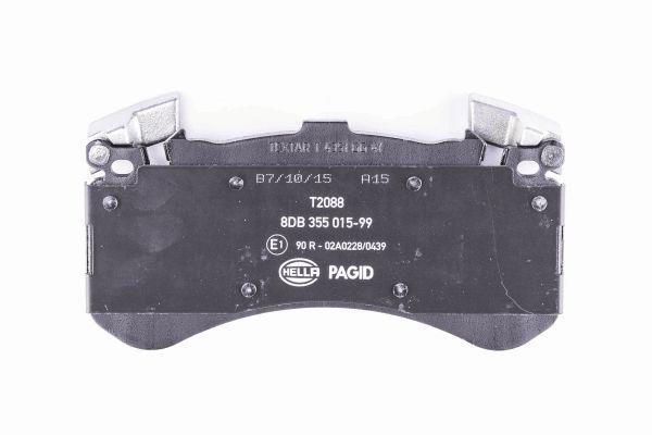 Jeu de 4 plaquettes de frein HELLA PAGID 8DB 355 015-991