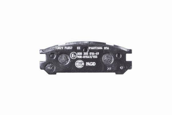 Jeu de 4 plaquettes de frein HELLA PAGID 8DB 355 016-491