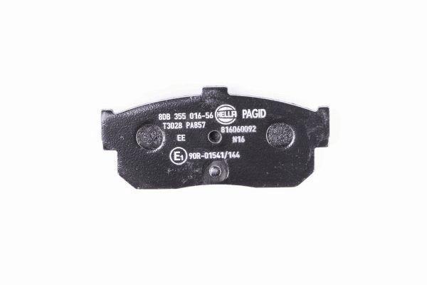 Jeu de 4 plaquettes de frein HELLA PAGID 8DB 355016-561