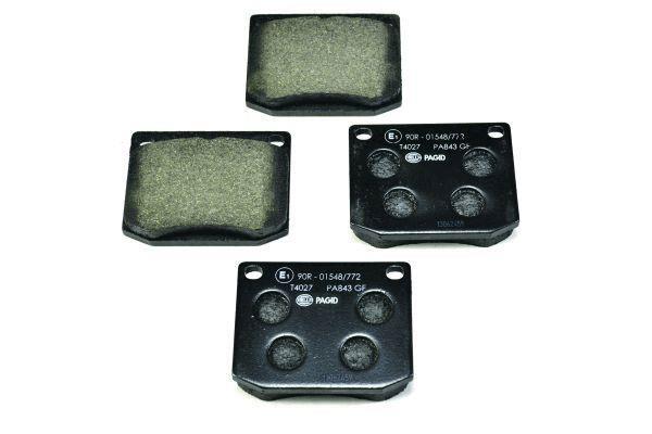 Jeu de 4 plaquettes de frein HELLA PAGID 8DB 355 017-381