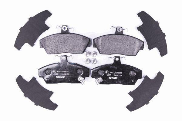 Jeu de 4 plaquettes de frein HELLA PAGID 8DB 355 018-161