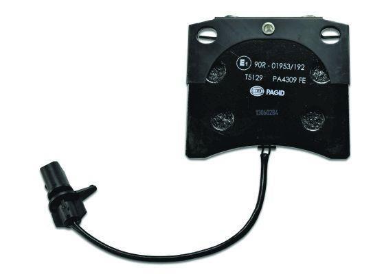 Jeu de 4 plaquettes de frein HELLA PAGID 8DB 355 018-521