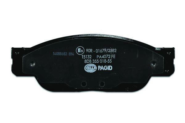 Jeu de 4 plaquettes de frein HELLA PAGID 8DB 355 018-551