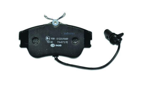 Jeu de 4 plaquettes de frein HELLA PAGID 8DB 355 018-621