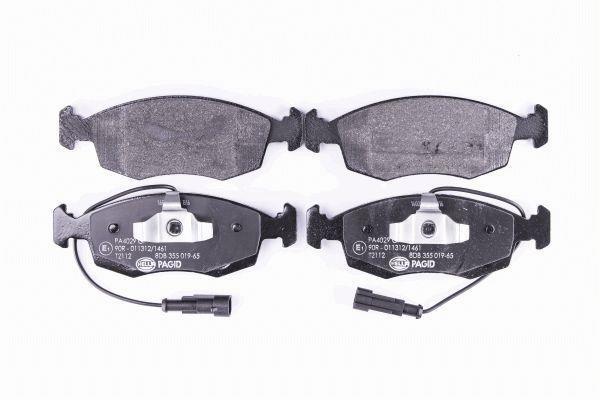 Jeu de 4 plaquettes de frein HELLA PAGID 8DB 355 019-651