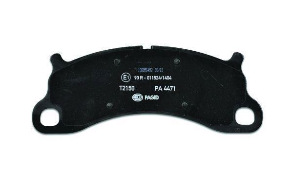 Jeu de 4 plaquettes de frein HELLA PAGID 8DB 355 019-731 (photo) Jeu de 4 plaquettes de frein HELLA PAGID 8DB 355 019-731