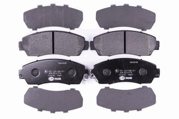 Jeu de 4 plaquettes de frein HELLA PAGID 8DB 355 019-761