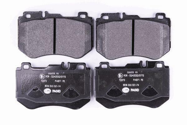 Jeu de 4 plaquettes de frein HELLA PAGID 8DB 355 021-741