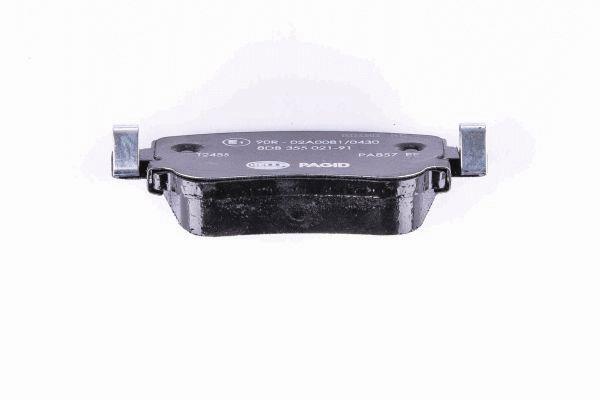 Jeu de 4 plaquettes de frein HELLA PAGID 8DB 355 021-911