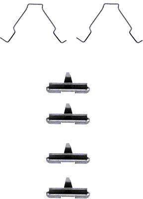 Kit d'accessoires, plaquette de frein à disque HELLA PAGID 8DZ 355 202-931