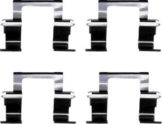 Kit d'accessoires, plaquette de frein à disque HELLA PAGID 8DZ 355 202-971