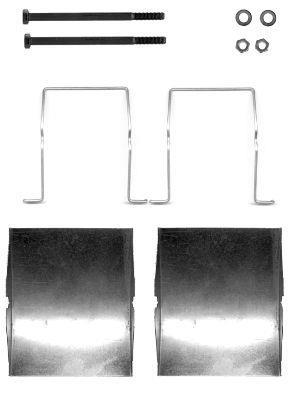 Kit d'accessoires, plaquette de frein à disque HELLA PAGID 8DZ 355 204-461