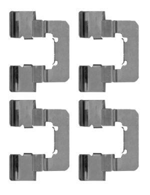 Kit d'accessoires, plaquette de frein à disque HELLA PAGID 8DZ 355 204-741