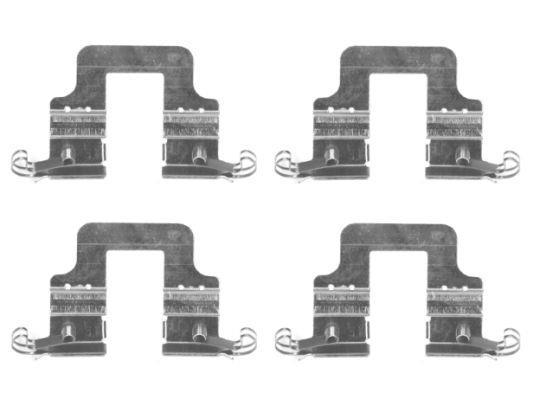 Kit d'accessoires, plaquette de frein à disque HELLA PAGID 8DZ 355 204-851