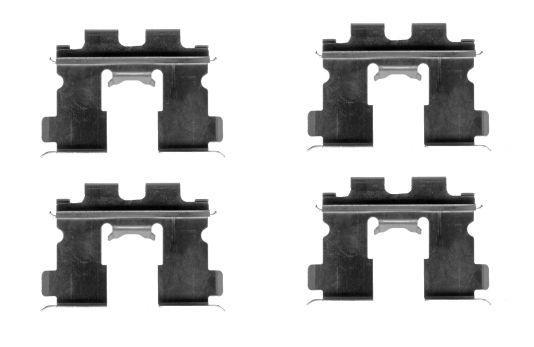 Kit d'accessoires, plaquette de frein à disque HELLA PAGID 8DZ 355 205-341