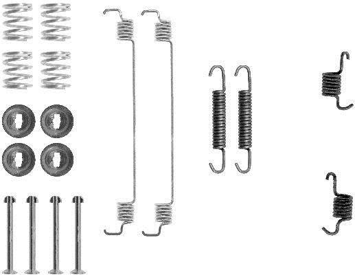 Kit d'accessoires, mâchoire de frein HELLA PAGID 8DZ 355 200-511