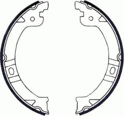 Jeu de mâchoires de frein à main HELLA PAGID 8DA 355 050-111