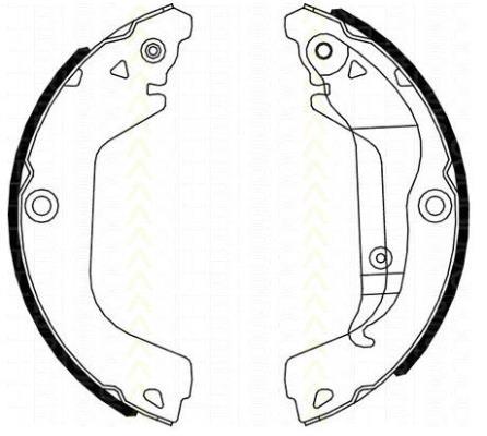Jeu de 4 mâchoires de frein HELLA PAGID 8DB 355 022-391