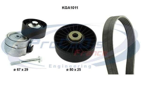 Kit de courroie d'accessoire (Courroie d’alternateur) PROCODIS FRANCE KGA1011