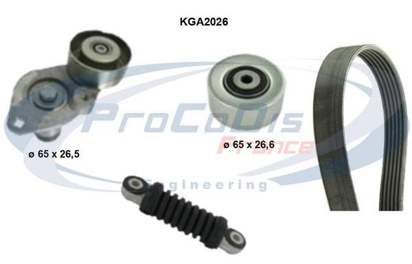 Kit de courroie d'accessoire PROCODIS FRANCE ref. KGA2026
