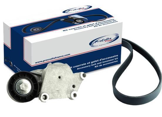 Kit de courroie d'accessoire (Courroie d’alternateur) PROCODIS FRANCE KGA2034
