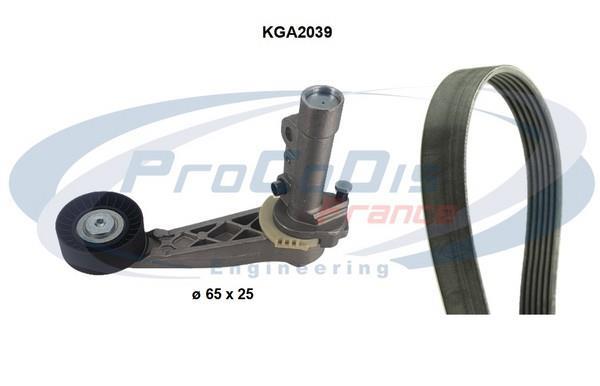 Kit de courroie d'accessoire (Courroie d’alternateur) PROCODIS FRANCE KGA2039