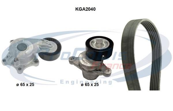 Kit de courroie d'accessoire (Courroie d’alternateur) PROCODIS FRANCE ref. KGA2040