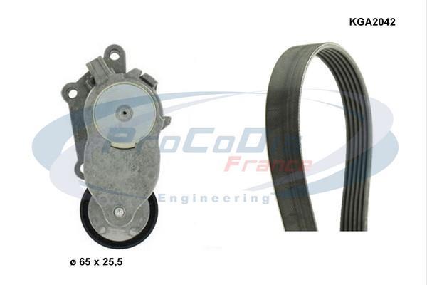 Kit de courroie d'accessoire PROCODIS FRANCE ref. KGA2042