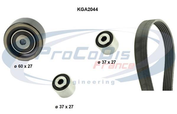 Kit de courroie d'accessoire PROCODIS FRANCE ref. KGA2044