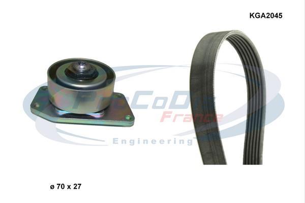 Kit de courroie d'accessoire (Courroie d’alternateur) PROCODIS FRANCE KGA2045