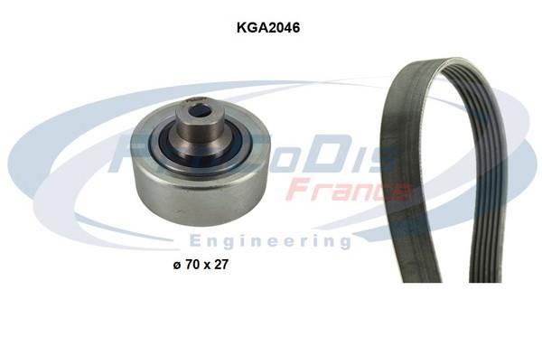 Kit de courroie d'accessoire (Courroie d’alternateur) PROCODIS FRANCE KGA2046