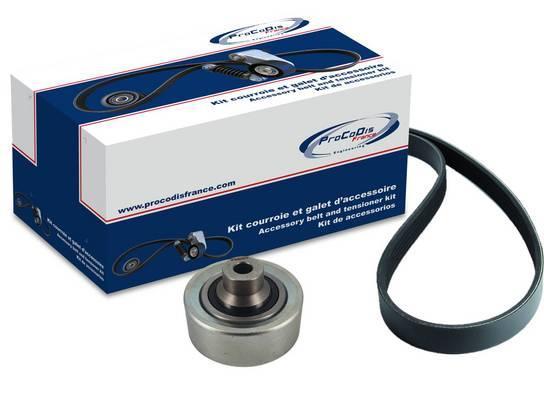 Kit de courroie d'accessoire (Courroie d’alternateur) PROCODIS FRANCE KGA2046
