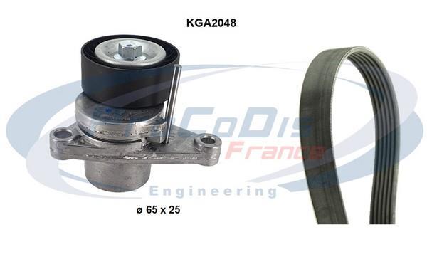 Kit de courroie d'accessoire (Courroie d’alternateur) PROCODIS FRANCE KGA2048