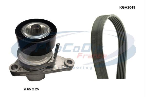 Kit de courroie d'accessoire (Courroie d’alternateur) PROCODIS FRANCE KGA2049