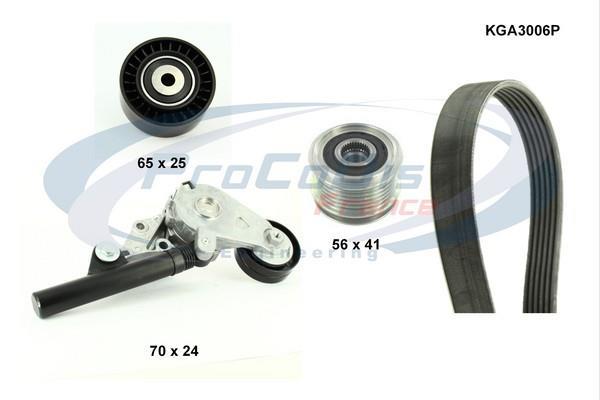 Kit de courroie d'accessoire PROCODIS FRANCE ref. KGA3006P