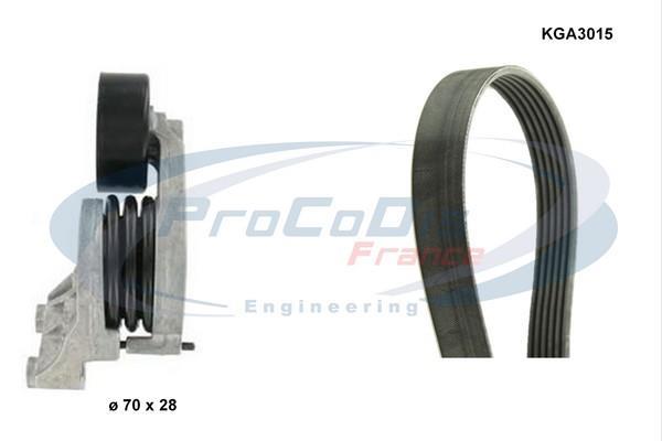 Kit de courroie d'accessoire PROCODIS FRANCE ref. KGA3015