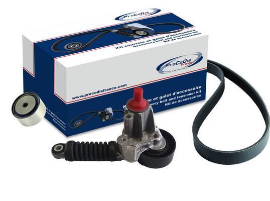 Kit de courroie d'accessoire (Courroie d’alternateur) PROCODIS FRANCE KGA4053
